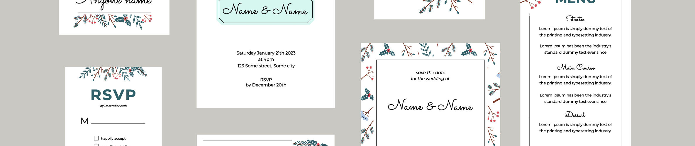 wedding printing services